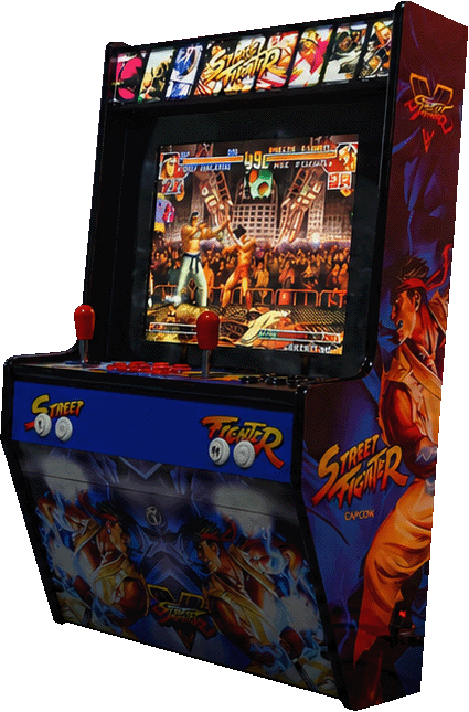 Wallmount arcade kabinet koji štedi prostor